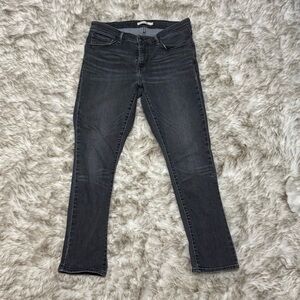 Levi’s Mid-Ride Skinny 12S Black Denim Jeans